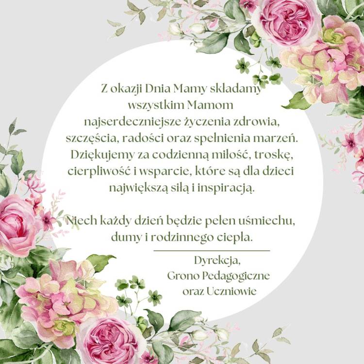 Życzenia na Dzień Mamy